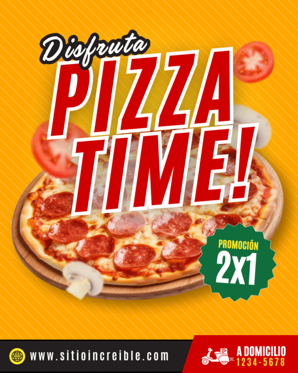 Promocion 2 pizzas x $199